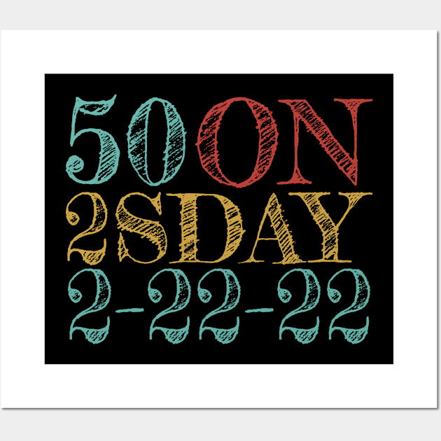 50 on twosday Wall Art by lateefo